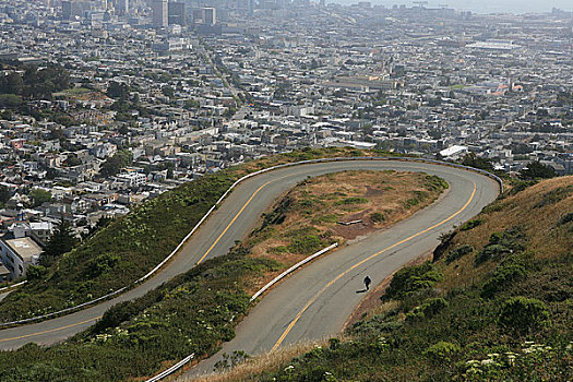 美国,加州,俯瞰旧金山