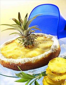 菠萝蛋糕,椰蓉