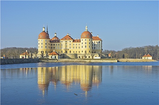 城堡,莫里茨堡,德累斯顿,德国