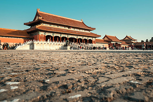 中国北京故宫博物院建筑风光