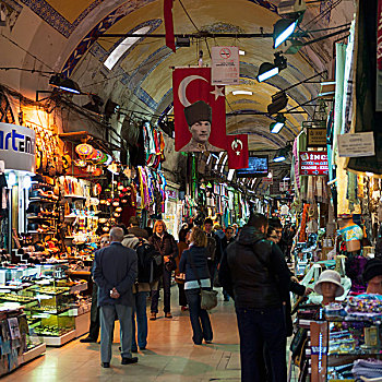 购物,大巴扎集市,伊斯坦布尔,土耳其