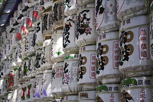 桶,鼠尾草,新年,庆贺,东京,日本