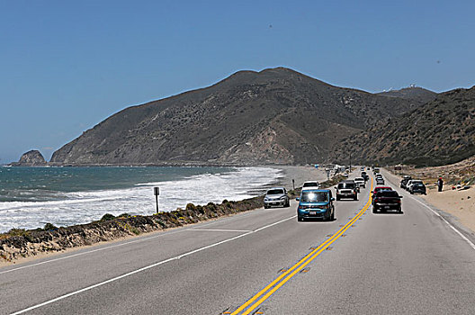 公路,太平洋,加利福尼亚,美国,北美