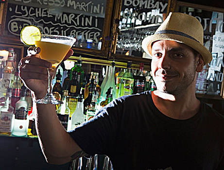 男人,酒吧,黄金海岸,昆士兰,澳大利亚