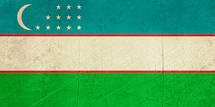 低劣,乌兹别克斯坦,旗帜