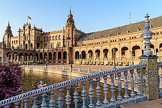 西班牙广场,20世纪,文艺复兴,复苏,复杂,建筑,水池,艺术装饰,陶瓷