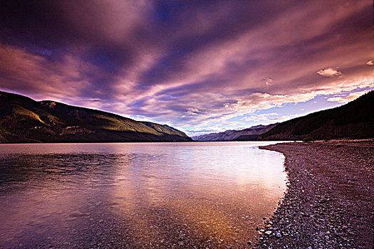 湖,省立公园,阿拉斯加公路,北方,不列颠哥伦比亚省,加拿大