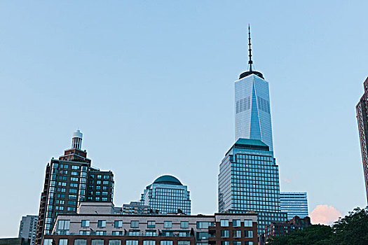 金融区,一个,世贸中心,纽约,美国