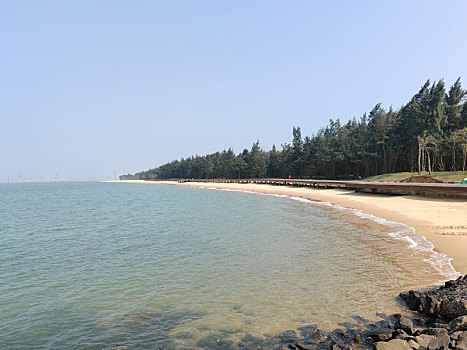 海南海口西海岸海边