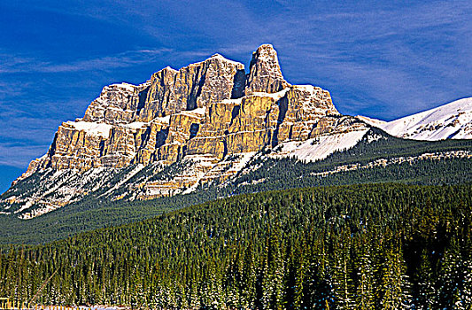 城堡山,班芙国家公园,艾伯塔省,加拿大