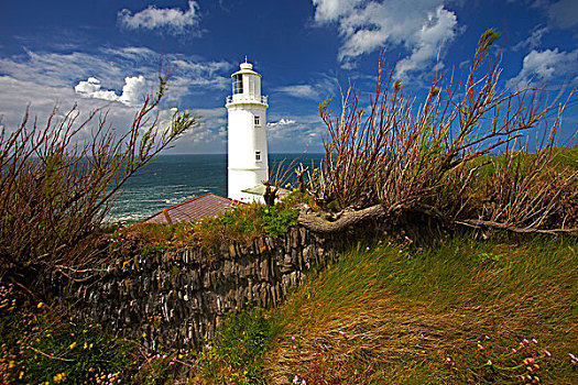 英格兰,康沃尔,灯塔,北方