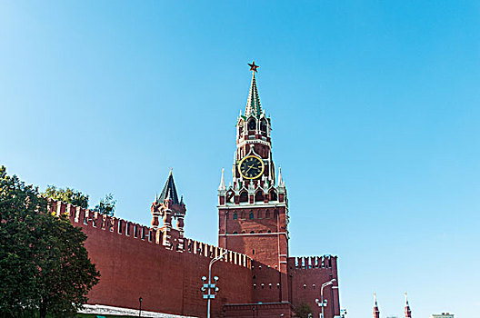 著名,塔,莫斯科,克里姆林宫