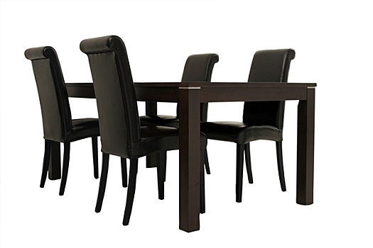 暗色,木桌子,椅子