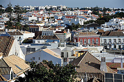 屋顶,塔维拉,阿尔加维海岸,葡萄牙,南,欧洲