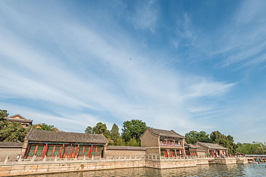 中国北京颐和园古代园林建筑