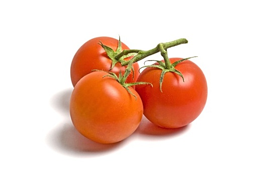 三个,新鲜,西红柿