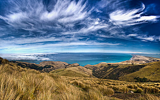 卷云,班克斯半岛,坎特伯雷,新西兰