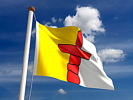 努纳武特,旗帜,加拿大