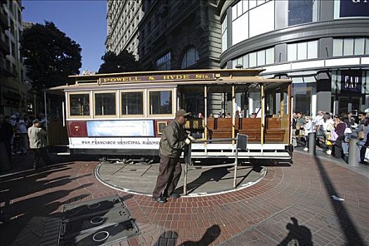 有轨电车,旧金山,加利福尼亚,美国