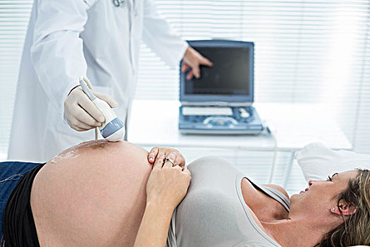 孕婦,超聲波,治療,醫院