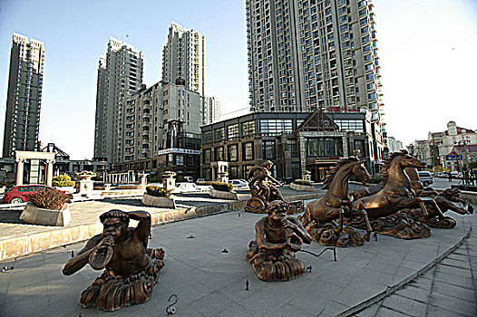 天津小区雕塑