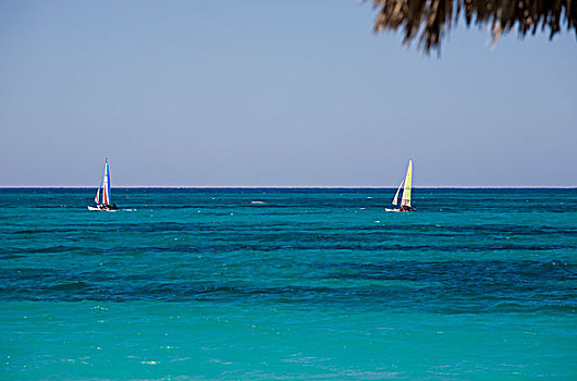 帆船,加勒比海,瓦拉德罗,马坦萨斯,古巴