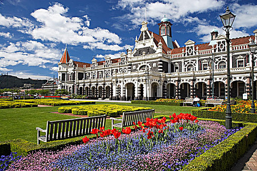 历史,火车站,南岛,新西兰