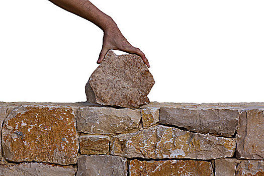石砌,工作,砖石建筑,石墙