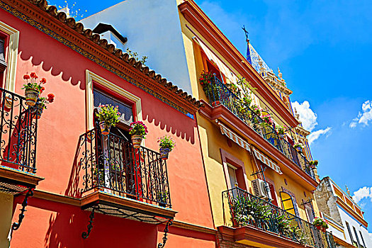 村镇,建筑,塞维利亚,安达卢西亚,西班牙