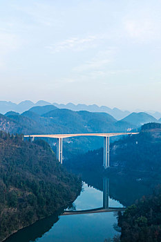 湖北建始马水河大桥,沪渝高速公路