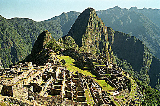 遗址,马丘比丘,秘鲁,拉丁美洲
