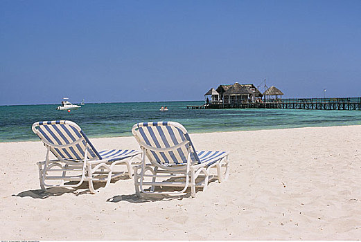 海滩,圣露西亚,卡马圭,古巴