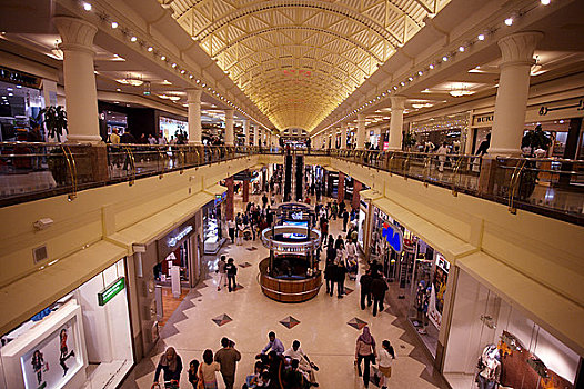 迪拜,购物中心,室内