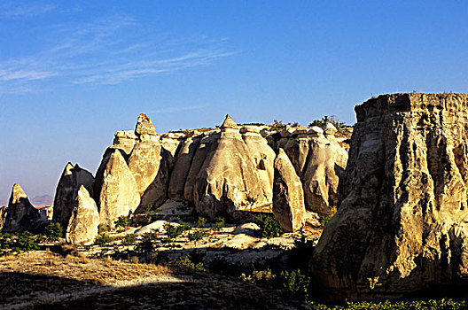土耳其,卡帕多西亚,岩石构造