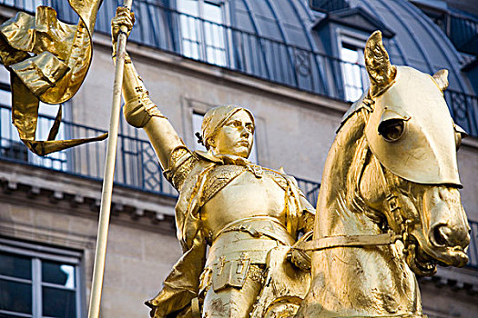 骑马雕像,圣女贞德,巴黎,法国