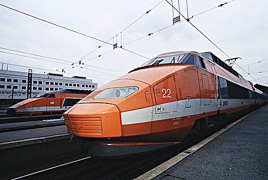 法国,高速火车,高速列车,大幅,尺寸