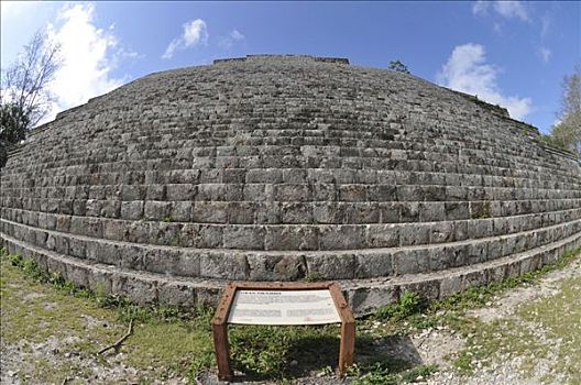 大金字塔,玛雅,发掘地,乌斯马尔,尤卡坦半岛,墨西哥,中美洲