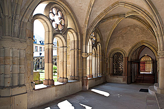 回廊,大教堂,教堂,莱茵兰普法尔茨州,德国,欧洲