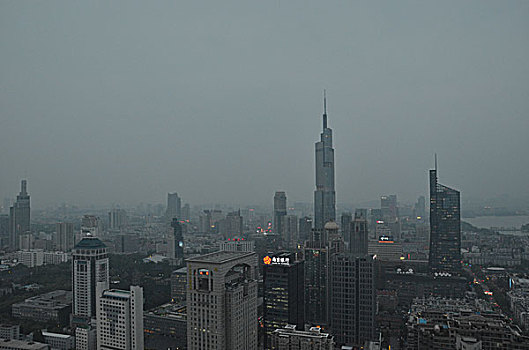 南京城市风光地标建筑