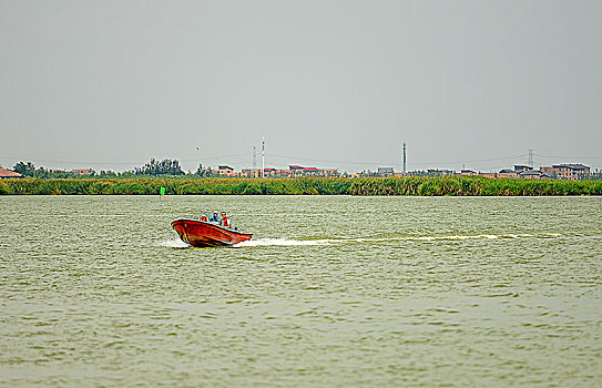 宁夏银川沙湖景观