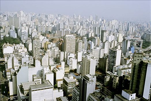 巴西利亚,圣保罗,全视图