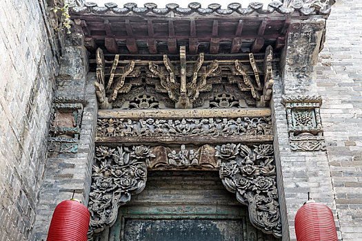 古民居中式门楼,中国山西省晋城市天官王府樊圃