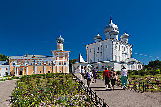 俄罗斯,诺夫哥罗德,圣徒,寺院