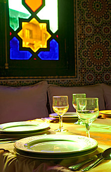 玛拉喀什,老城,餐馆,摩洛哥