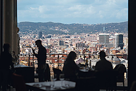 餐馆,加泰罗尼亚,巴塞罗那,西班牙