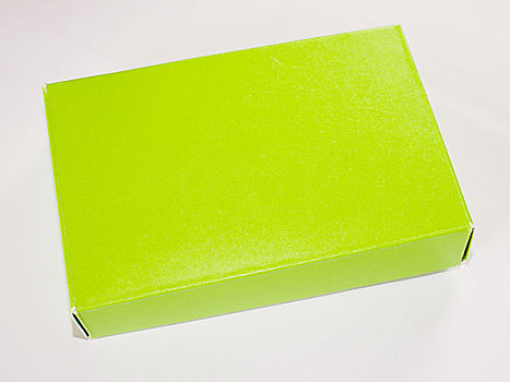复古,看,绿色,黄色,纸,盒子