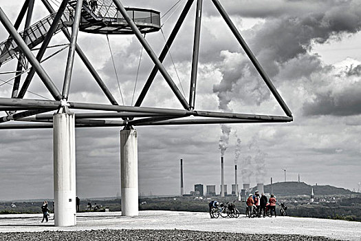 50米高,注视,钢铁,金字塔,博特罗普,北莱茵威斯特伐利亚,鲁尔区,德国