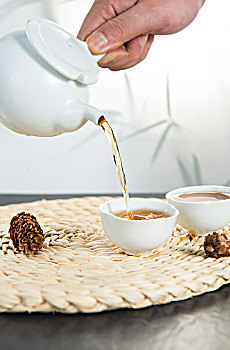 倒茶,红茶,茶具,茶道,喝茶,倒水
