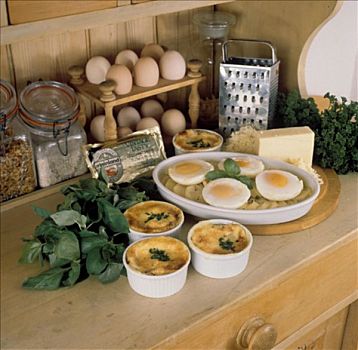 种类,蛋制食品,蛋,蛋奶酥,煎鸡蛋,土豆