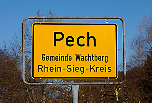 地名,标识,北莱茵-威斯特伐利亚,德国,欧洲